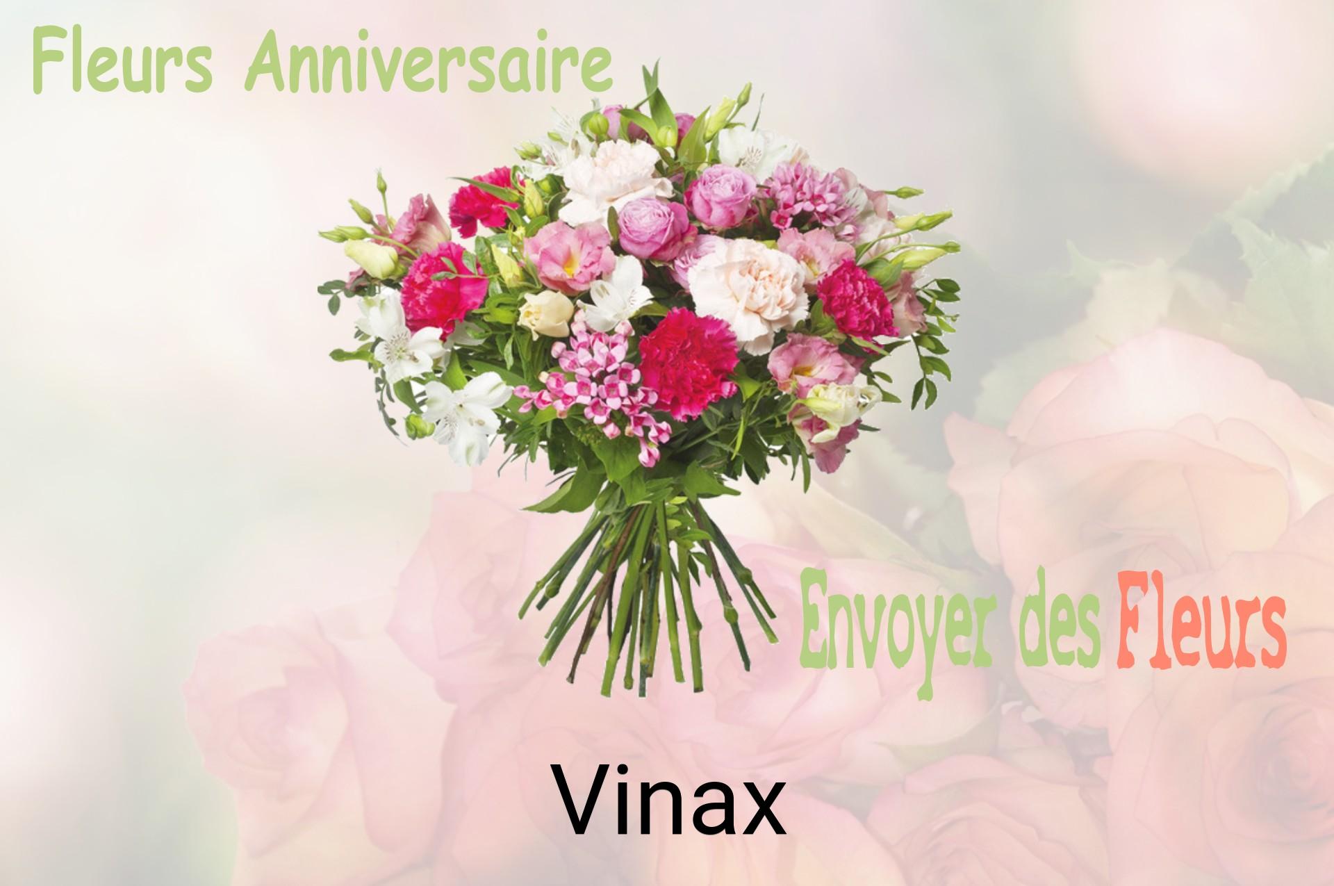Bouquet de fleurs d’anniversaire livré à Vinax
