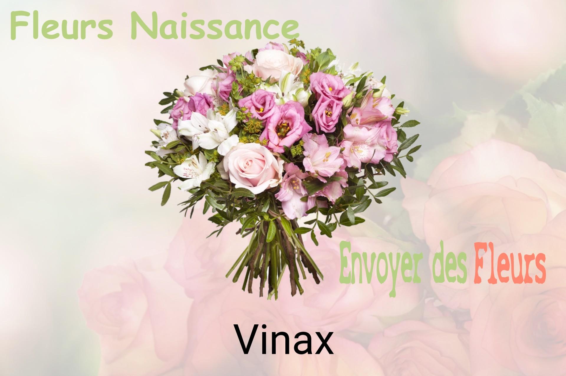 Bouquet de fleurs de naissance livré à Vinax